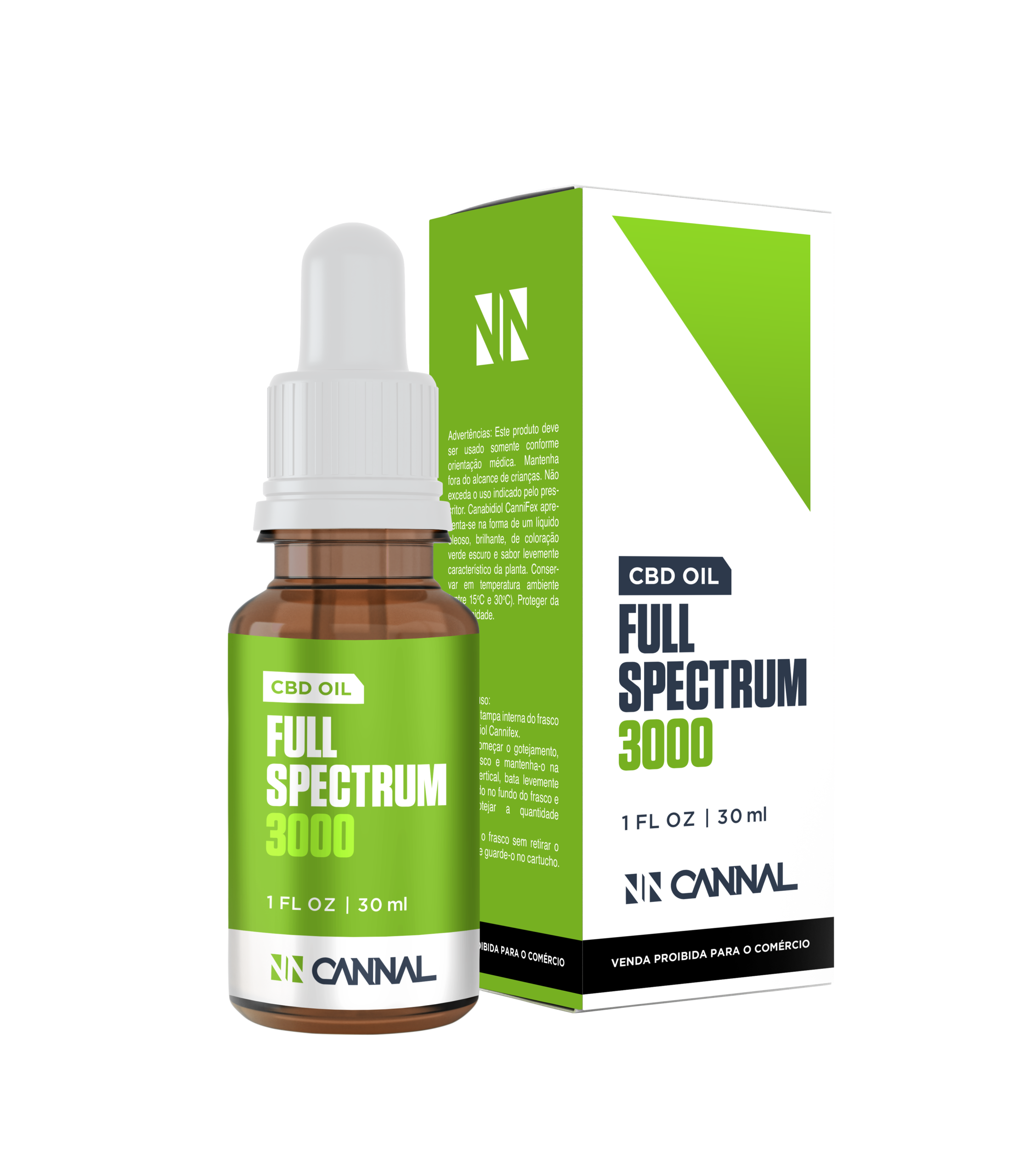 CANNAL - FULL SPECTRUM 3000 - 03 THC - MOCKUP FRASCO E CAIXA